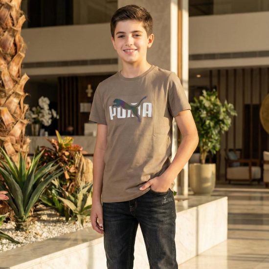 صورة تيشيرت بوما بني ولادي